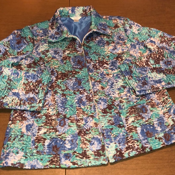 Christopher & Banks Jackets & Blazers - CHRISTOPHER & BANKS Quilted Full Zip Blazer Jacket